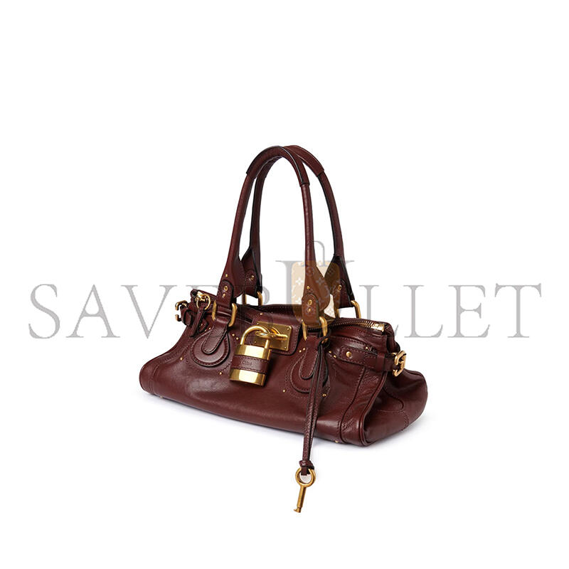 Ch10É paddington bag in grained leather ch25ws802p7527m (36*18*18cm)